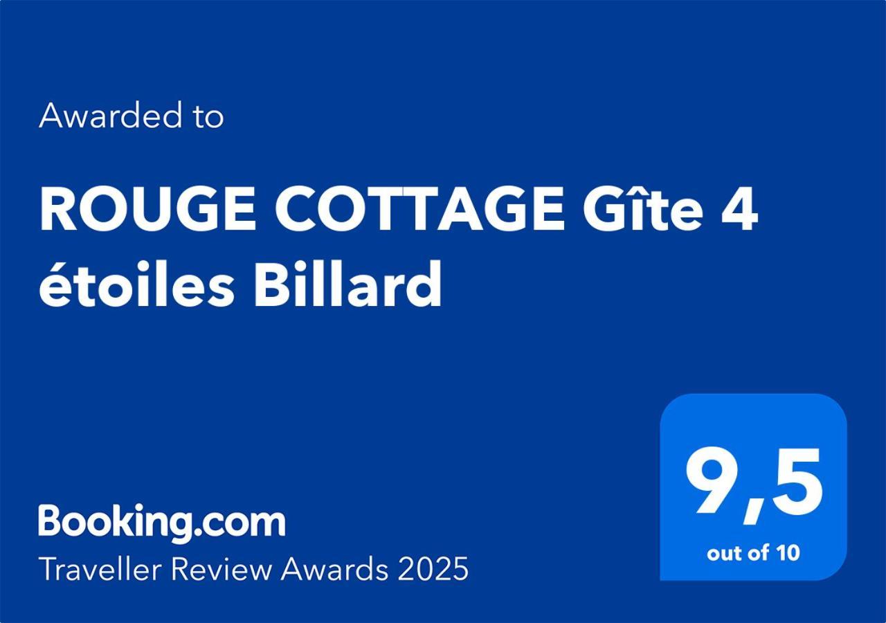 Rouge Cottage Gite 4 Etoiles Billard Gueutteville-les-Gres Exterior foto